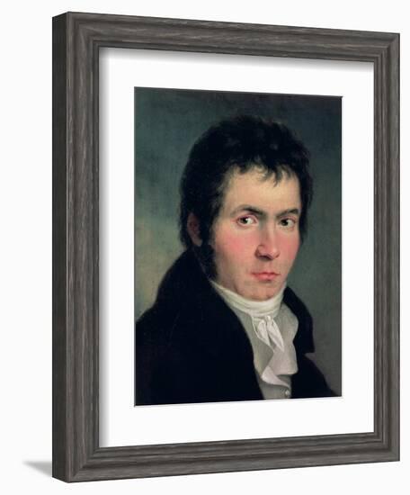 Ludwig Van Beethoven (1770-1827), 1804-Willibrord Joseph Mahler-Framed Giclee Print