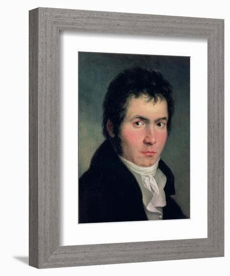 Ludwig Van Beethoven (1770-1827), 1804-Willibrord Joseph Mahler-Framed Giclee Print