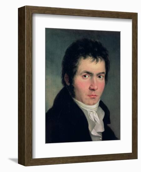 Ludwig Van Beethoven (1770-1827), 1804-Willibrord Joseph Mahler-Framed Giclee Print