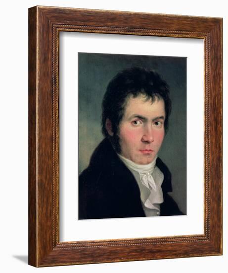 Ludwig Van Beethoven (1770-1827), 1804-Willibrord Joseph Mahler-Framed Giclee Print