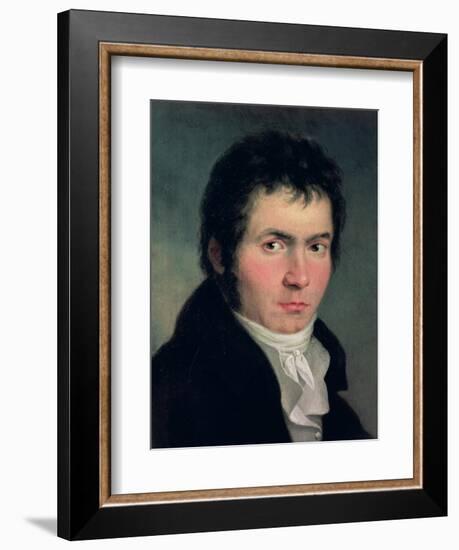 Ludwig Van Beethoven (1770-1827), 1804-Willibrord Joseph Mahler-Framed Giclee Print