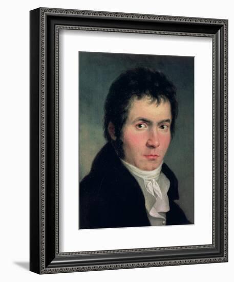 Ludwig Van Beethoven (1770-1827), 1804-Willibrord Joseph Mahler-Framed Giclee Print