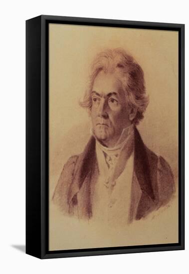 Ludwig Van Beethoven (1770-1827), 1824-Johann Stephan Decker-Framed Premier Image Canvas