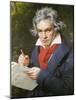 Ludwig Van Beethoven (1770-1827) Composing His 'Missa Solemnis'-Joseph Karl Stieler-Mounted Giclee Print