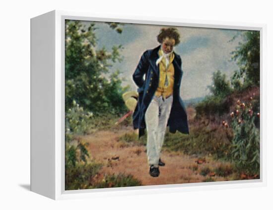 'Ludwig van Beethoven 1770-1827. - Gemälde von Schmid', 1934-Unknown-Framed Premier Image Canvas