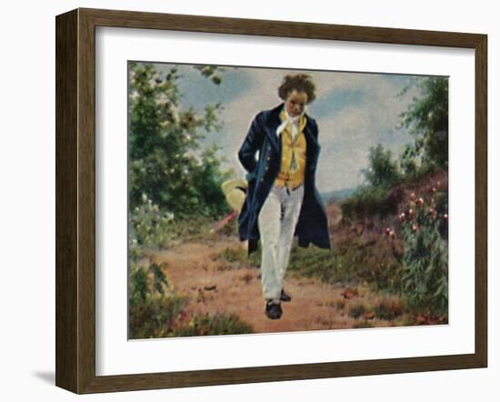 'Ludwig van Beethoven 1770-1827. - Gemälde von Schmid', 1934-Unknown-Framed Giclee Print