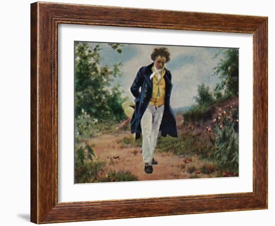 'Ludwig van Beethoven 1770-1827. - Gemälde von Schmid', 1934-Unknown-Framed Giclee Print