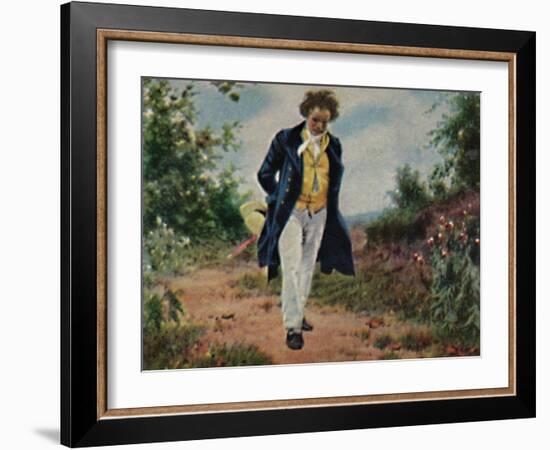 'Ludwig van Beethoven 1770-1827. - Gemälde von Schmid', 1934-Unknown-Framed Giclee Print