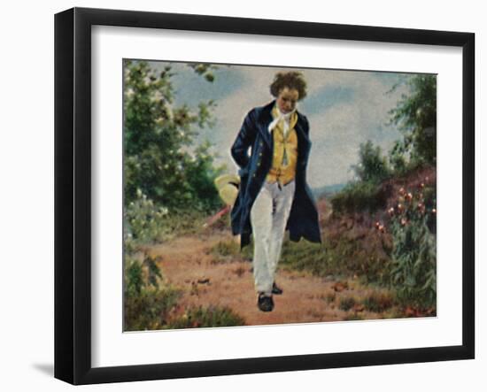 'Ludwig van Beethoven 1770-1827. - Gemälde von Schmid', 1934-Unknown-Framed Giclee Print