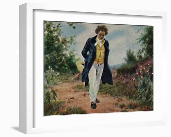 'Ludwig van Beethoven 1770-1827. - Gemälde von Schmid', 1934-Unknown-Framed Giclee Print