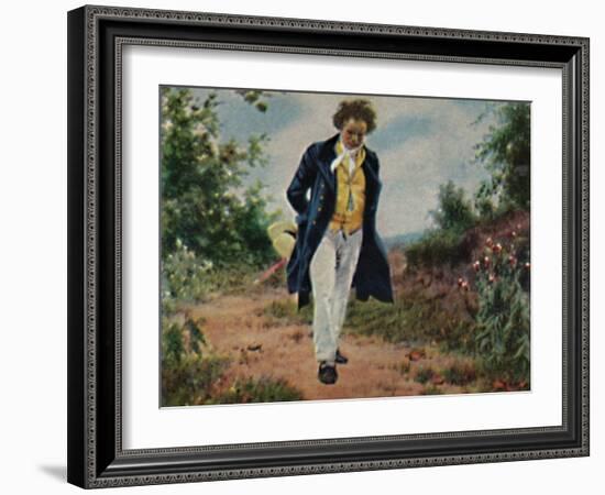 'Ludwig van Beethoven 1770-1827. - Gemälde von Schmid', 1934-Unknown-Framed Giclee Print