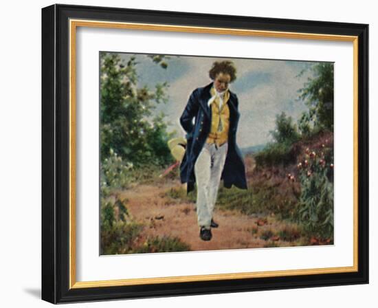 'Ludwig van Beethoven 1770-1827. - Gemälde von Schmid', 1934-Unknown-Framed Giclee Print