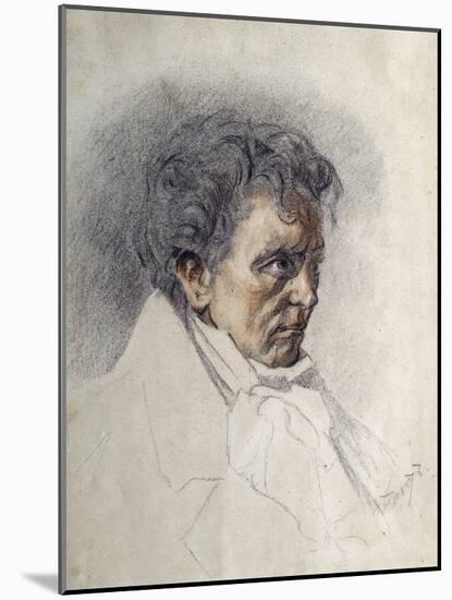 Ludwig Van Beethoven (1770-182)-Léon Bakst-Mounted Giclee Print