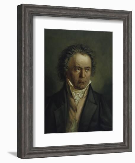 Ludwig Van Beethoven, 1816/1818-Joseph Karl Stieler-Framed Giclee Print