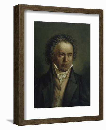 Ludwig Van Beethoven, 1816/1818-Joseph Karl Stieler-Framed Giclee Print