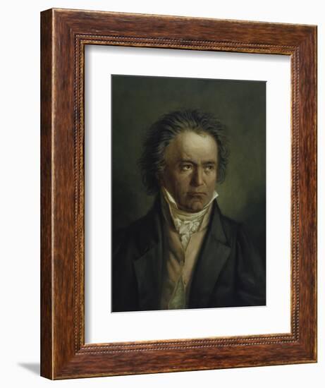 Ludwig Van Beethoven, 1816/1818-Joseph Karl Stieler-Framed Giclee Print