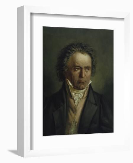 Ludwig Van Beethoven, 1816/1818-Joseph Karl Stieler-Framed Giclee Print