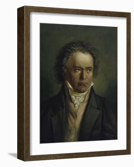 Ludwig Van Beethoven, 1816/1818-Joseph Karl Stieler-Framed Giclee Print