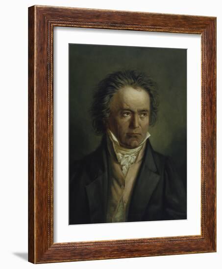 Ludwig Van Beethoven, 1816/1818-Joseph Karl Stieler-Framed Giclee Print
