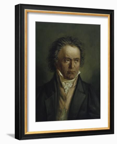 Ludwig Van Beethoven, 1816/1818-Joseph Karl Stieler-Framed Giclee Print