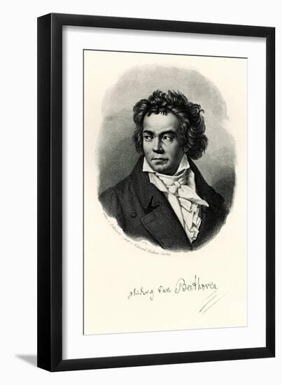 Ludwig Van Beethoven, 1884-90-null-Framed Giclee Print