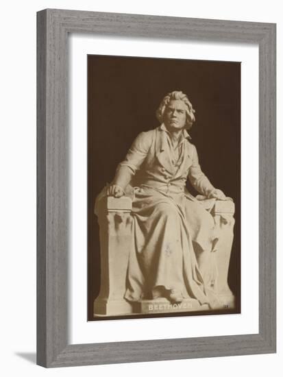 Ludwig Van Beethoven, German Composer and Pianist (1770-1827)-German School-Framed Photographic Print