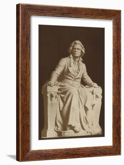 Ludwig Van Beethoven, German Composer and Pianist (1770-1827)-German School-Framed Photographic Print