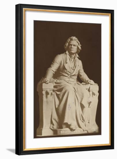 Ludwig Van Beethoven, German Composer and Pianist (1770-1827)-German School-Framed Photographic Print