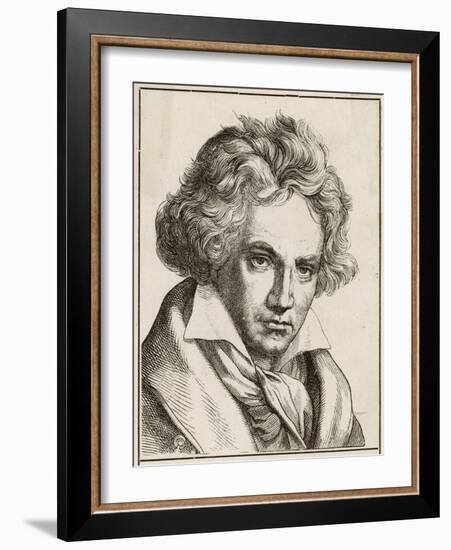 Ludwig Van Beethoven German Composer-null-Framed Photographic Print