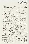 Handwritten Musical Score (Ink on Paper)-Ludwig Van Beethoven-Giclee Print