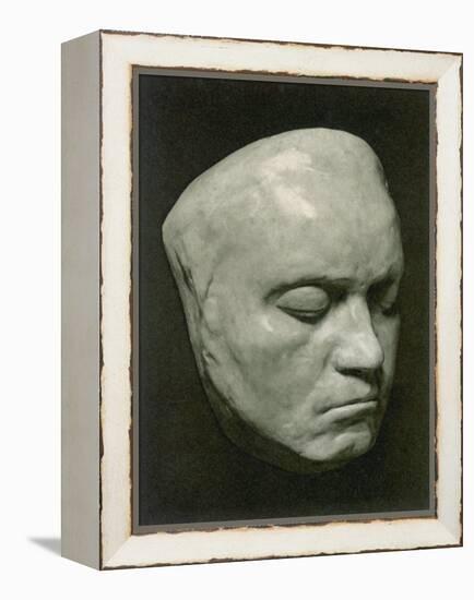 Ludwig Van Beethoven Mask Of The German Composer (42 Years)-null-Framed Premier Image Canvas