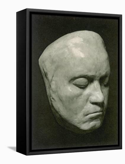 Ludwig Van Beethoven Mask Of The German Composer (42 Years)-null-Framed Premier Image Canvas