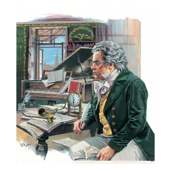 Ludwig Van Beethoven Giclee Print By Payne Artcom - 