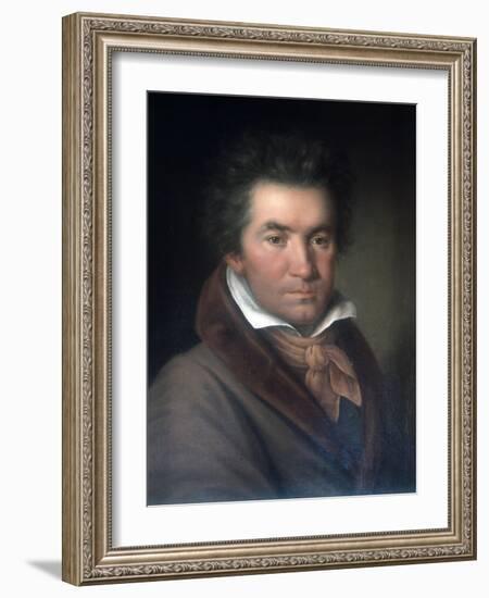 Ludwig Van Beethoven-Joseph Willibrord Mahler-Framed Art Print