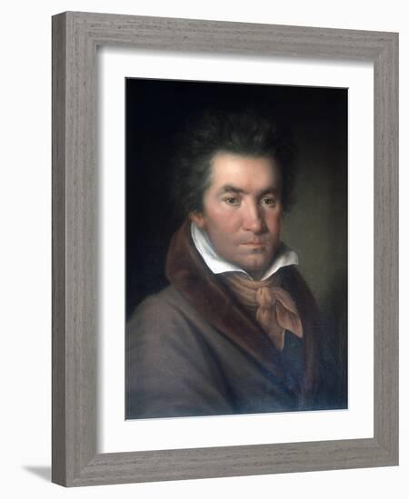 Ludwig Van Beethoven-Joseph Willibrord Mahler-Framed Art Print