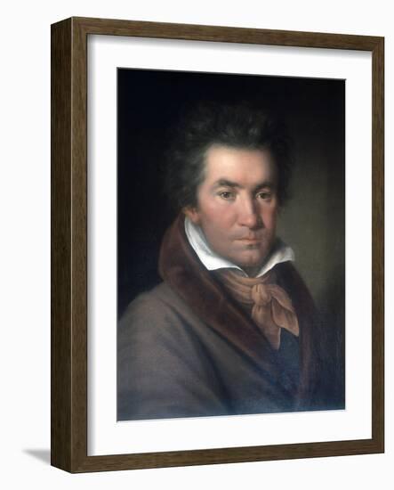 Ludwig Van Beethoven-Joseph Willibrord Mahler-Framed Art Print