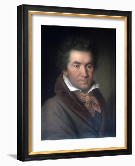 Ludwig Van Beethoven-Joseph Willibrord Mahler-Framed Art Print