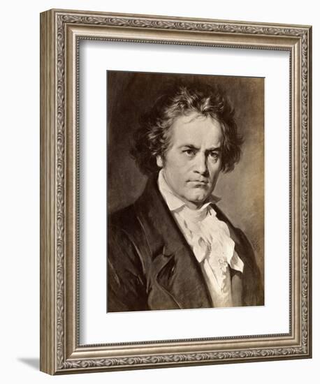 Ludwig Van Beethoven-null-Framed Giclee Print