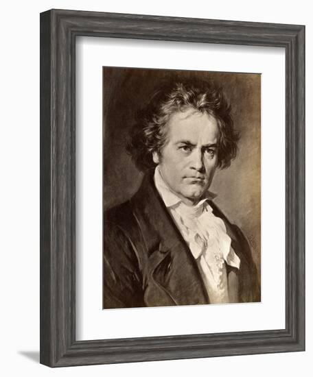 Ludwig Van Beethoven-null-Framed Giclee Print