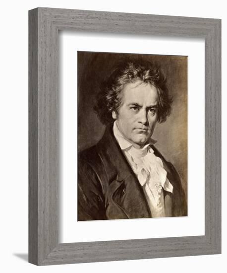 Ludwig Van Beethoven-null-Framed Giclee Print