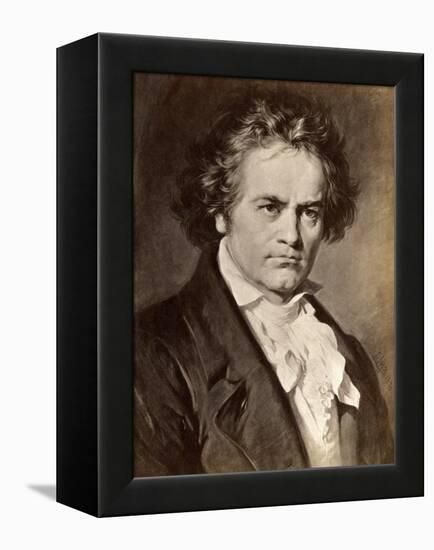 Ludwig Van Beethoven-null-Framed Premier Image Canvas