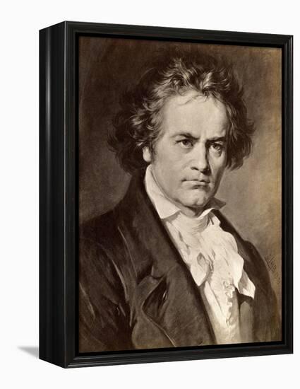 Ludwig Van Beethoven-null-Framed Premier Image Canvas