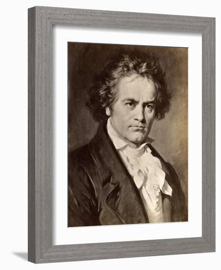 Ludwig Van Beethoven-null-Framed Giclee Print