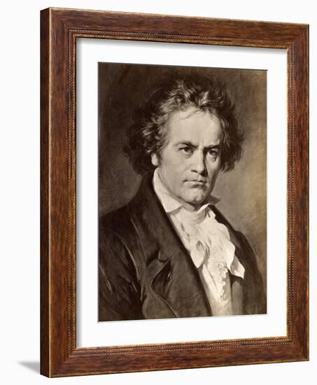 Ludwig Van Beethoven-null-Framed Giclee Print