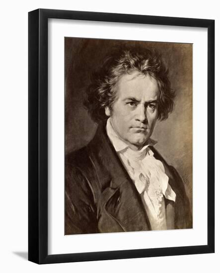 Ludwig Van Beethoven-null-Framed Giclee Print