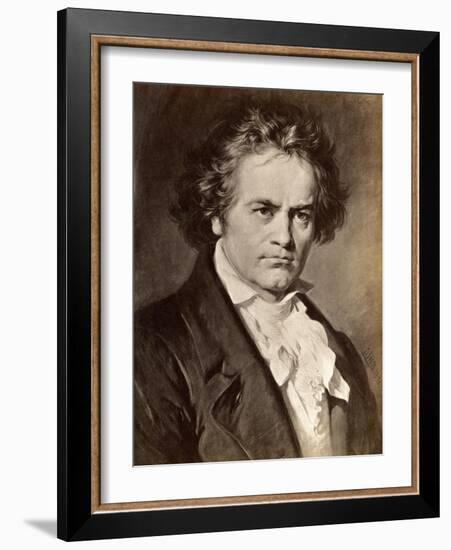 Ludwig Van Beethoven-null-Framed Giclee Print