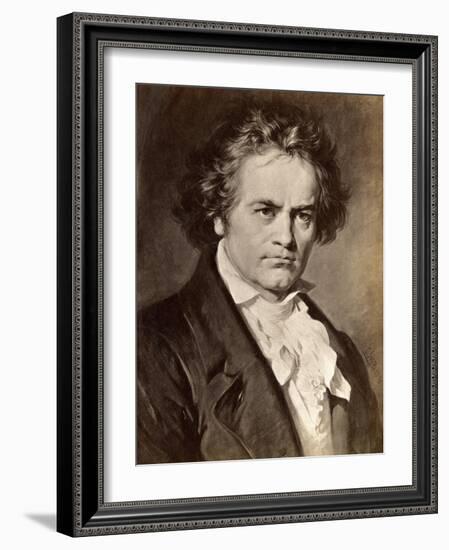 Ludwig Van Beethoven-null-Framed Giclee Print