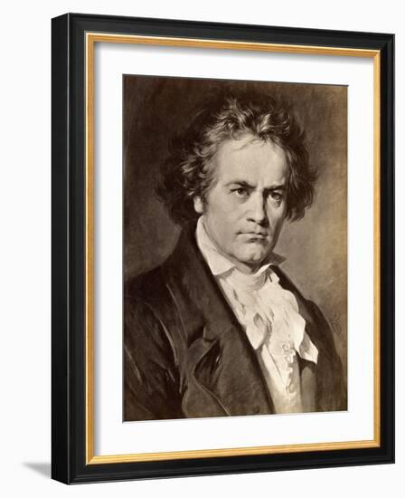 Ludwig Van Beethoven-null-Framed Giclee Print