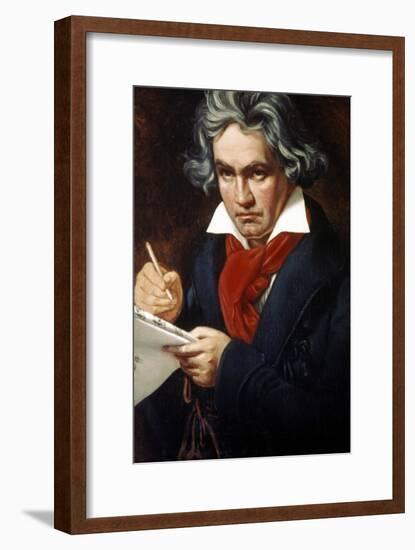 Ludwig Van Beethoven-Joseph Karl Stieler-Framed Giclee Print