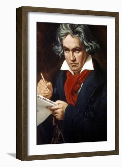 Ludwig Van Beethoven-Joseph Karl Stieler-Framed Giclee Print